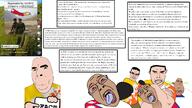 ack angry arm asia asian bhutan bhutanese blood bloodshot_eyes boxing boxing_glove brap buff chud clothes crying ear fact fat flag glasses hair hand headlock historical history holding_object makeup nepal nepalese open_mouth paper pointing_at_object punch smile soyjak steam strangling subvariant:blobson subvariant:chudjak_front subvariant:pol_face text the_weak_should_fear_the_strong tongue tongue_out variant:bernd variant:chudjak variant:cobson // 2560x1440 // 3.2MB