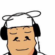 closed_mouth happy headphones peppino_spaghetti pizza_tower poyopoyo poyunpoyun soyjak variant:markiplier_soyjak // 301x400 // 697.2KB