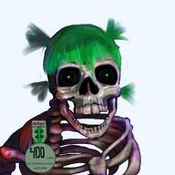 4chan award glowing_eyes nate skeleton variant:feraljak // 1500x1500 // 1.8MB