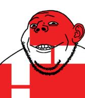 closed_mouth country:iskholm flag glasses grin looking_at_you smile soyjak stubble subvariant:gapealien variant:gapejak // 722x832 // 49.8KB