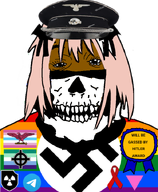 aids astolfo atomwaffen_division award brown_skin celtic_cross eagle faggot fascism femboy flag:femboy_pride_flag flag:gay_pride_flag flag:homonazism homofascism nazi_hat pink_hair pink_triangle siege_mask subvariant:hunky_twink_sex_machine telegram variant:alicia // 592x720 // 223.4KB