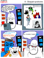 beak bird bloodshot_eyes comic multiple_soyjaks phone reddit series:scoot's_comics subvariant:chudplier subvariant:jared text twitter variant:chudjak variant:feraljak variant:markiplier_soyjak variant:snoojak variant:syndromejak xitter // 693x906 // 365.5KB