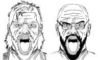 beard big_boss ear glasses hair metal_gear open_mouth soyjak variant:unknown video_game // 1454x892 // 81.2KB