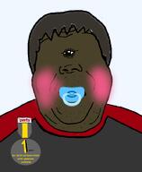 alien alien_nigger_baby black_skin blush brown_hair hunky_twink_sex_machine joypixels nigger one_eye pacifier tbc the_bat_commune // 592x720 // 156.5KB