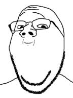 glasses small_mouth smile soyjak stubble subvariant:wholesome_soyjak variant:gapejak // 600x800 // 18.0KB