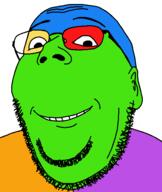 closed_mouth clothes creative_commons_license ear glasses happy redraw smile soyjak stubble subvariant:wholesome_soyjak subvariant:wikigape trend:colorjak variant:gapejak wikipedia // 489x578 // 15.9KB