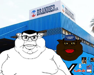 3soyjaks artist:crimsonvoidhydra1488 big_lips blue_shirt braniger branigger brown_skin building fat glasses gynaecomastia irl irl_background nigger obese shitskin subvariant:branigger subvariant:pol_face the_simpsons variant:brandon variant:chudjak variant:meximutt x xitter // 1000x800 // 332.2KB