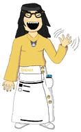 arm asian asian_female banana beanie clothes full_body glasses hair hand nintendo nintendo_switch open_mouth sanrio shoe soy soylent soylent_(banana) teeth text variant:soytan video_game yellow_skin // 1352x2196 // 83.2KB