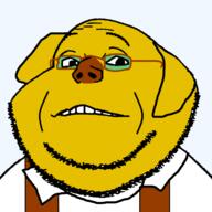 artist:sabiopajin awesome closed_mouth collared_shirt cute dog ear frown glasses jannies janny meta:ai_generated meta:jannies_are_sigma_soys redraw soyjak stubble subvariant:impaish suspenders template transparent_background user=sabiopajin variant:impish_soyak_ears wrinkles // 960x960 // 80.8KB