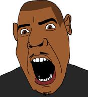 african_american artist:jay_z beard black_skin jay_z lips rapper stubble variant:cobson // 721x789 // 16.1KB