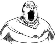 balding clothes glasses hair open_mouth soyjak stubble variant:gapejak // 1692x1361 // 240.1KB