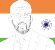 clothes ear flag:india glasses hair india open_mouth soyjak stubble variant:unknown // 2127x1942 // 254.5KB