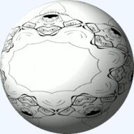 animated ball distorted glasses multiple_soyjaks mustache open_mouth soyjak stubble variant:feraljak // 500x500 // 914.8KB