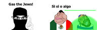 Warrior-Z(user) angry brap brapnvke brown_skin clothes fart fat finger flag flag:mexico greentext hair isis islam israel jewish_nose jews judaism lips mexico meximutt obese pointing_up satoko_houjou(namefag) soyjak text variant:bernd variant:meximutt yellow_sclera // 3130x1000 // 694.6KB