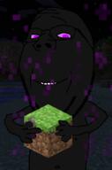 arm body enderman eyebrows glasses hand holding_object minecraft night nose smile stubble subvariant:wholesome_soyjak template variant:gapejak wholesome // 676x1021 // 328.5KB
