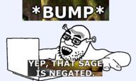 arm bump computer dreamworks ear hand meme ogre ogre_ears open_mouth sage shrek soyjak text variant:unknown // 511x305 // 116.2KB