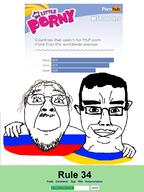 2soyjaks balding belarus brown_hair chud_troon_alliance closed_mouth country ear earless flag flag:russia flag:ukraine friendship glasses hair hand hugging meta:pornographic_content mustache my_little_pony nsfw poll pony pornhub rule34 russia screenshot smile soyjak statistics stubble subvariant:chudjak_front text ukraine variant:bernd variant:chudjak // 851x1133 // 240.8KB