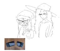 artist:ozae avengers broken clothes female glasses hair necklace nintendo nintendo_switch sad variant:soytan variant:soytan's_sister video_game // 975x829 // 74.5KB