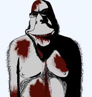 biting_lip blood body_hair distorted glasses glowing_eyes hairy rape rapist shadow soyjak stubble subvariant:hornyson transparent_background variant:cobson // 1466x1547 // 213.3KB