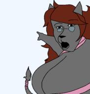 big_breasts brimstone coomer_artstyle female furry hair meta:tagme open_mouth piggercoal pointing tail tits variant:two_pointing_soyjaks // 543x570 // 14.6KB