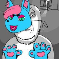 drawing drawn_background furry fursuit hand mask ominous paw redraw smile soyjak stubble subvariant:wholesome_soyjak variant:gapejak // 486x525 // 36.8KB
