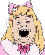 bow eyebags girllover_symbol gyaru gyarutranny hair hair_clip long_hair makeup open_mouth peach_skin pedophile tranny transparent_background variant:alicia // 620x760 // 24.5KB