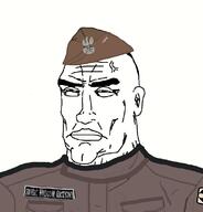 chad eagle jaszczur lizard nationalism patriots poland polish_flag polish_text politician rodacy rodacy_kamraci subvariant:perceptive_chud sword uniform variant:chudjak wojciech_olszanski // 761x795 // 122.2KB