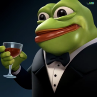 amphibian ext=webm frog luma meta:ai_generated nas:pepe pepe_the_frog talking tuxedo tuxedo_pepe video wine // 1024x1024, 5s // 752.8KB