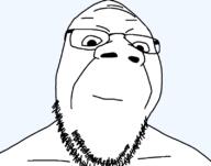 glasses happy open_mouth soyjak stubble subvariant:goopjak template transparent_background variant:gapejak variant:goopjak // 800x630 // 20.2KB