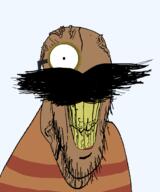 candle_cove creepypasta grin horace_horrible mustache pirate puppet subvariant:feralrage variant:feraljak // 1500x1800 // 332.7KB