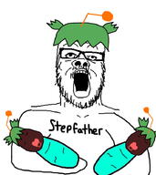 4chan 4cuck anime antenna black_children black_skin cuck father glasses green_hair hair mustache negro open_mouth pacifier reddit redditard soyjak stepfather stubble variant:a24_slowburn_soyjak yotsoyba // 800x900 // 139.4KB