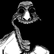 67 distorted glasses looking_at_you mango ohio open_mouth shadow smile stubble subvariant:hornyson_front those_who_know trollge tuff variant:cobson // 800x800 // 32.1KB