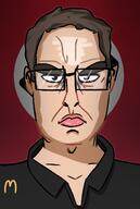 glasses macdonald nazism swastika variant:chudjak white_skin // 783x1169 // 305.6KB