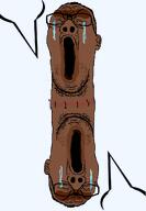 body_horror brown_skin closed_eyes crying double_chin glasses open_mouth sewn speech_bubble stubble variant:reaction_soyjak wrinkles // 865x1253 // 176.4KB