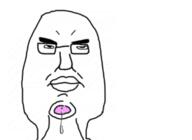animated cum ejaculation ext=gif front_facing glasses le_pol_face meta:pornographic_content penis subvariant:chudjak_front testicles variant:chudjak // 550x400 // 62.0KB