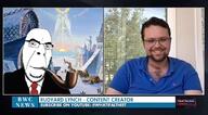 Ubersoy america_first aryan blue_shirt bwc bwc_news chest_hair chud clothes flag flag:united_states glasses god hair hyperborea interview irl necktie pipe pyramid red_tie rudyard_lynch sky smile smoke smoking snow soyjak stubble suit sun swastika tree variant:cobson whatifalthist window youtube // 1080x594 // 207.5KB