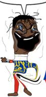 arm brown_skin clothes country crying flag full_body glasses hair hand leg mustache russia soyjak speech_bubble_empty variant:chudjak yellow_sclera // 914x1931 // 805.4KB