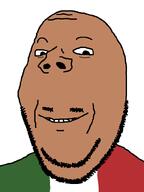 beard brown_skin dark dark_skin eyebrow eyebrows forehead_lines hair italy light_skin moustache no_glasses nose nostril nostrils sleepy stubble tired variant:gapejak // 600x800 // 23.1KB