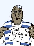 brown_skin closed_mouth clothes hand hat jewish_nose judaism jude kike kippah neutral nose paper series:yehudyakim star_of_david subvariant:nuplier tallit text variant:markiplier_soyjak // 600x800 // 21.1KB