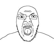 angry glasses looking_at_you mustache stubble teeth variant:unknown // 746x674 // 11.5KB