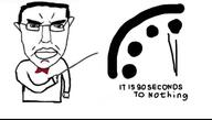 90_seconds clock clothes doomsday_clock glasses necktie nothing nothing_ever_happens nothingburger pointer seconds subvariant:pol_face variant:chudjak wand // 640x363 // 24.6KB