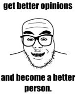 decent_human_being glasses mustache open_mouth smug soyjak stubble text variant:unknown // 725x900 // 29.1KB