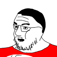 cheeks gaping_mouth glasses maksim_kats russia soyboy stubble variant:maksjak wrinkles // 658x653 // 7.0KB