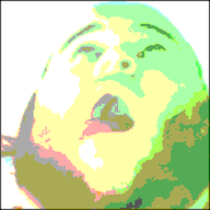 2019 3dgifmaker animated beard closed_mouth clothes distorted ext=gif fat fat_duel glasses irl open_mouth red_tshirt schizo soyboy subvariant:fatjak_irl tshirt variant:fatjak // 250x250 // 153.5KB