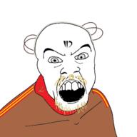 OP_IS_A_ESL_SHITSKIN_FROM_SOMALIA_FAGGOT_WHO_CANT_TAG_HIS_POSTS angry meta:tagme soyjak stubble variant:feraljak // 640x640 // 164.6KB