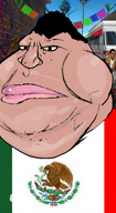 ai_genreated closed_mouth fat flag:mexico hair lips meta:ai_generated mexico meximutt no_glasses no_stubble nose obsessed sora variant:meximutt yellow_sclera // 704x1280, 10.1s // 7.8MB