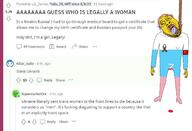 arm asian badge blood bloodshot_eyes communism country crying dead flag glasses hair hammer_and_sickle hand leg mustache neovagina open_mouth purple_hair reddit rope russia small_eyes soyjak stubble suicide text tongue tranny variant:bernd yellow_skin z_(russian_symbol) // 2396x1630 // 421.9KB