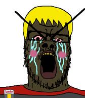 angry award bald big_eyebrows black_skin blond bloodshot_eyes blush brown_skin crying glasses hair large_eyebrows lips lipstick mustache nate nigger open_mouth pink_eyes selfish_little_fuck sharty soyjak soyjak_party soyteen stubble subvariant:hunky_twink_sex_machine tear template variant:a24_slowburn_soyjak white_background yellow_teeth // 454x520 // 23.0KB