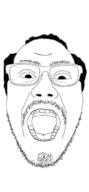 glasses hair mustache soyjak stubble variant:unknown // 350x758 // 33.6KB
