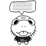 buck_teeth closed_mouth clothes deltarune glasses noelle_holiday shitnobodycaresabout snca soyjak speech_bubble stubble teeth tshirt variant:uglyfuckingthing video_game wordswordswords // 1000x1000 // 41.1KB